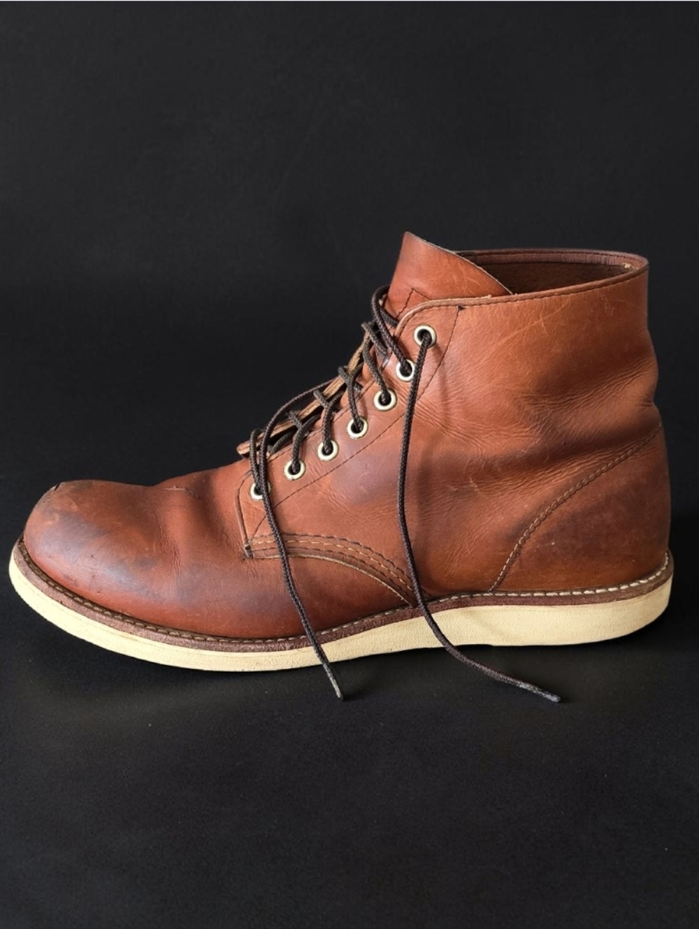 Red Wing 8822 Classic Round Toe 6" Boots US 10D Oro Legacy Leather Made In USA